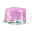 thumbnail image 3 of Hair Steamer Deep Conditioning Heat Adjustable Hair Care Heating with Intelligent , Nourishing Hat, Gifts for Pink, 3 of 8