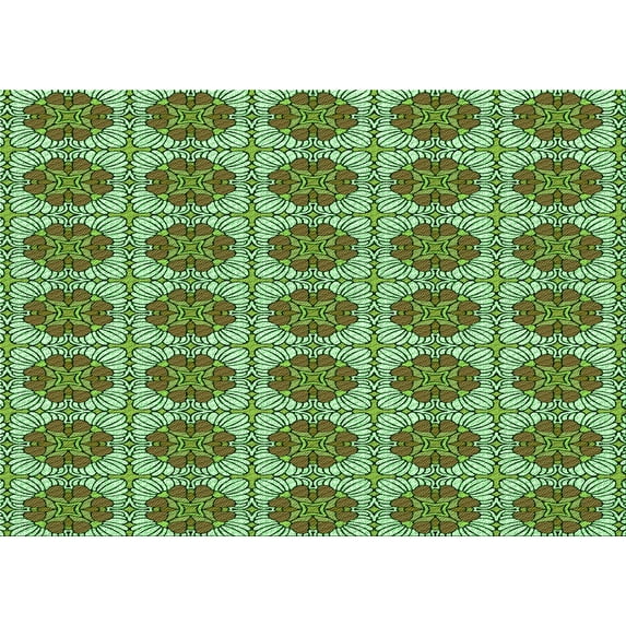 Ahgly Company Machine Washable Indoor Rectangle Transitional Army Green Area Rugs, 2' x 3'