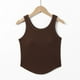 thumbnail image 5 of Tops de Manga Corta de las Mujeres Casual, Moda de Color Sólido, con la Almohadilla de Pecho Top de Pijama para las Mujeres, 5 of 8