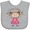 AC-Heather Grey, variant on Inktastic My Oma Loves Me Granddaughter Gift Girls Baby Bib