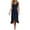 Black, variant on Wedding Guest Dresses for Women Short Maxi V-Neck Plus Size Womens Dress Sleeveless Wrap Long Casual Summer Black S