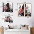 thumbnail image 4 of Designart "Parisian Balconies in Pink Elegance I" Paris Wall Art Set Of 2 - Pink Cityscapes Wall Decor Set Of 2, 4 of 7