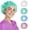 Green, variant on Green Polypropylene Bouffant Caps, 24 in Breathable Elastic, 1000 Count