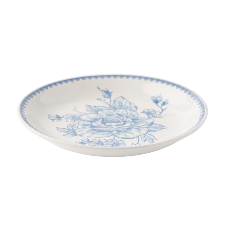 The Pioneer Woman Agatha Stoneware Appetizer Plate, Blue, Set of 6