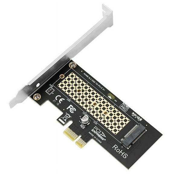 M2 NVME Riser Card to Pcie X1 Solid State Drive Expansion Driver-Free for WIN10