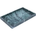 thumbnail image 3 of Meridian Furniture Barletta Green Rectangular Marble Tray, 3 of 6