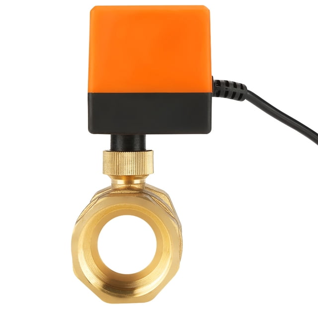 Válvula de bola motorizada de 2 vías CA 220V 3 cables eléctricos de latón ANGGREK Otros
