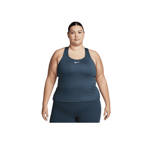 Nike Plus Size Active Medium-Support Padded Sports Bra Tank Top - Deep Jungle