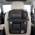 thumbnail image 6 of fsxdhpcsgfc Backseat Organizer With Foldable Tray Storage Organizer With Tablet Holder Seat Back Protectors Kick MatsTravel S Code Upholstery Cars Stuff Fiber Wire Light Exterior Car Light Car Mats, 6 of 7