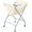Creamy, variant on Laundry Cart with Wheels, 32”H Easy Rolling Laundry Hamper with Removable Liner Bag, Sturdy Metal Frame Clothes Basket with 4 Casters and 2 Brakes