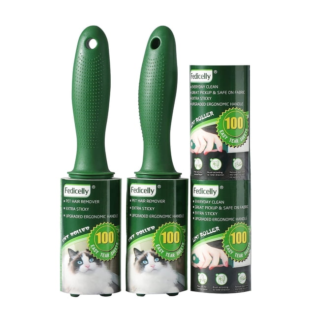 Eliminador de pelo extra adhesivo para mascotas Fedicelly de Lint Rollers, 400 hojas