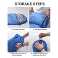 thumbnail image 3 of Saco Dormir Tipo Sobre Transpirable para Acampar Al Aire Libre Debe (azul), 3 of 9