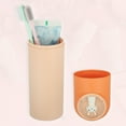thumbnail image 6 of Unique Bargains Toothbrush Travel Case Plastic Lightweight Toothbrush Travel Case for Travel Business 7.87"x2.28" Orange, 6 of 6
