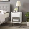 Gap Home 18" Contemporary 1-Drawer Nightstand, Solid White