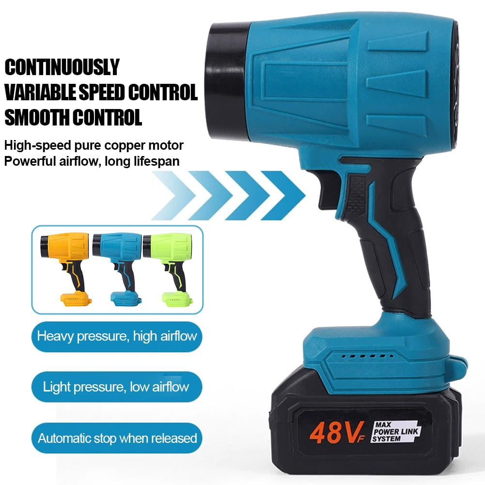 SharkTRUE Blue Cordless Blower, 1100W 21V High-Speed Motor, Portable 2.75 lbs, 11.8 x 5.9 Inches (Bare Tool)