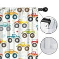 thumbnail image 4 of Blackout Kids Curtains,Monster Cartoon Trucks Cars Pattern Childrens Insulated Curtains Set Of 2,Bedroom Essentials,Toddler Room Decor 42"x54"(106x137cm), 4 of 4