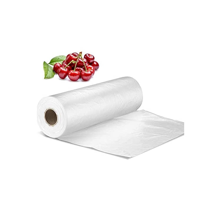 14' X 20' Plastic Produce Bag on a Roll, Clear Food Storage Bags for