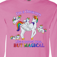 thumbnail image 4 of Inktastic I'm a Omacorn, Like a Normal Oma, but Magical Long Sleeve T-Shirt, 4 of 5