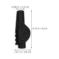 thumbnail image 2 of TEHAUX Tent Rods Replacement Black Tent Connectors for Simple Appearance 1Pack, 2 of 8