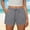 Grey, variant on Women's Casual Elastic Waist Lounge Shorts Blended Fabric Lightweight Shorts for Women Casual Summer Shorts with Pockets Linen Shorts Sky Blue,M