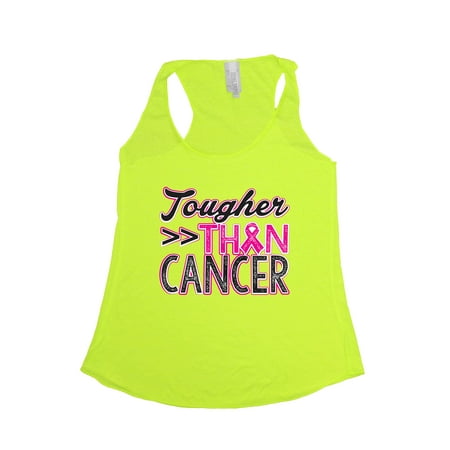 Women's Tougher Than Cancer Breast Cancer Awareness Tri Blend Tank