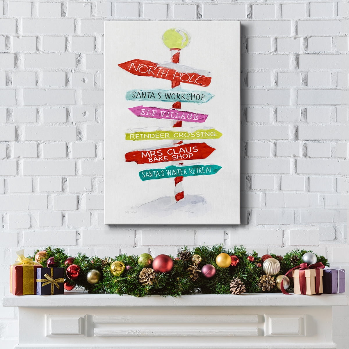 Christmas Directions- Gallery Wrapped Canvas