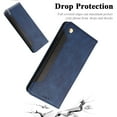 thumbnail image 2 of Mantto Case for iPhone 13, Vintage PU Leather Wallet Case RFID Blocking Card Slots Flip Kickstand Magnetic Closure Shockproof Folio Book Case Cover for iPhone 13,Blue, 2 of 10