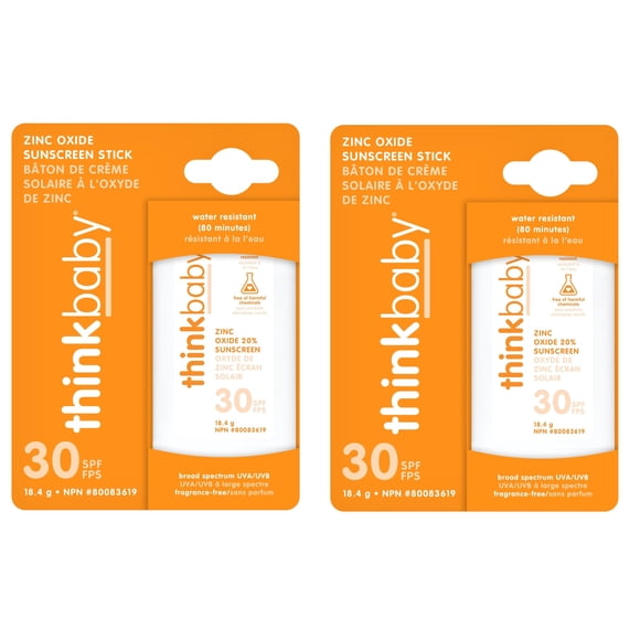Protector solar en barra THINK thinkbaby SPF 30 2x18,4 g