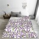 thumbnail image 5 of Balery Lavender Flowers Manta de Felpa Suave y Acogedora – Cobija de Franela Aterciopelada para Cama, Lavable y Cálida para Sofá, Mascotas, Transpirable-80"x60", 5 of 7