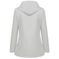 thumbnail image 1 of Imperméable en Peluche pour Femmes, Manteau de Pluie d'Extérieur à Capuche, Veste Coupe-Vent, 1 of 6