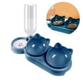 thumbnail image 2 of CIYISON Elegant Cat Bowl Food Bowls Dish Set Anti-overturning Water Dispenser, 2 of 20