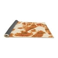thumbnail image 2 of Ahgly Company Indoor Rectangle Abstract Orange Modern Area Rugs, 8' x 10', 2 of 4