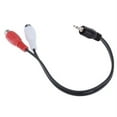 thumbnail image 5 of Stereo Male Jack To 2 RCA Female Plug Adapter Headphone 3.5mm YAudio Cord D7I0, 5 of 8