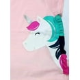 thumbnail image 2 of Carter's 3-Piece Toddler Girls’ Unicorn and Star Poly Jersey Pajama Set, Size 3T, 2 of 2