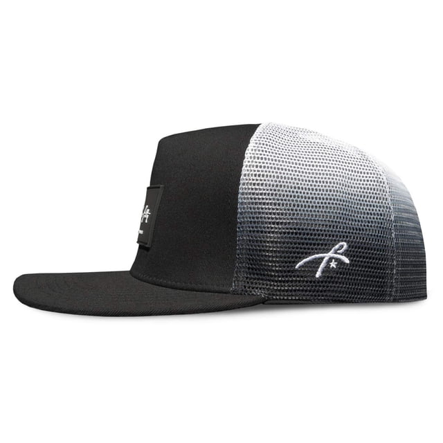 Gorro de camionero Grace Folly Black Fade Snapback de malla unisex