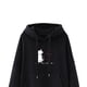 thumbnail image 3 of con capucha de manga larga para mujer, tops casuales con capucha, Negro xxl Zulema Sudadera con capucha de mujer, 3 of 4