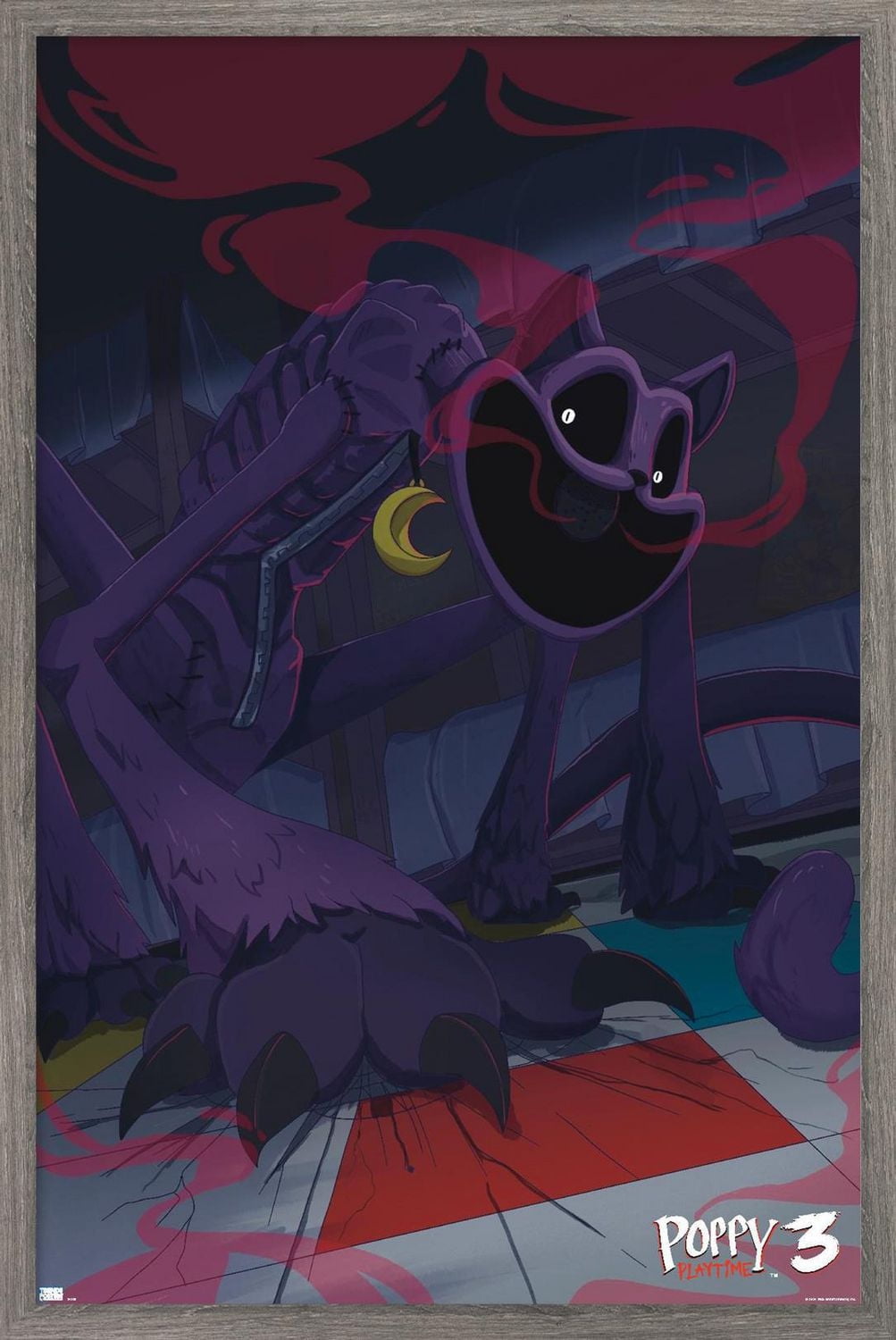 Poppy Playtime: Chapter 3 - CatNap Wall Poster, 22.375" x 34"