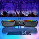 thumbnail image 2 of Altavoces Bluetooth Bluetooth Inalámbrico Bluetooth Audio Altavoz Exclusivo 3D Efecto de Sonido Botón de Metal para el Ajuste Del Volumen Usb Alimentado Hielo Llama Efecto de Iluminación Audio de Escr, 2 of 9