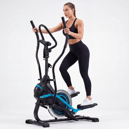 SOBREMESA Elliptical Machine 3-in-1 Stepper Climber, 16-Level Magnetic Resistance, 8KG Flywheel, 300 lbs Capacity, Compact Home Cardio with Leveling Base