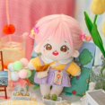thumbnail image 2 of Figura de peluche Kpop para Idol Star hecha a mano para muñeca de 20 cm para accesorios de muñeca, 2 of 5