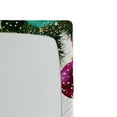 thumbnail image 2 of Ambesonne Christmas Fitted Sheet, New Year Celebration, Full Size, Green Maroon, 2 of 2