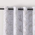 thumbnail image 3 of ZMLEVE Tree Branch Botanical Painting Blackout Curtains 63 Inch Length for Living Room Grommet Kitchen Window Treatments 2 Panels, 3 of 7