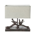 thumbnail image 1 of Creative Co-Op Rustic Bird Lamp with Rectangle Shade, 1 of 4