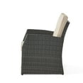thumbnail image 6 of GDF Studio Nikki Outdoor Wicker Club Chair with Cushions, Gray and Beige, 6 of 11