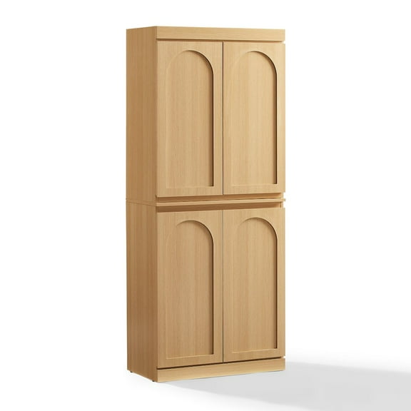 Crosley Furniture Marco Kitchen Pantry Storage Cabinet Ash