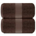thumbnail image 4 of White Classic Luxury Bath Sheet Towels Extra Large 35x70 Inch | 2 Pack, Brown, 4 of 11