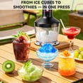 thumbnail image 6 of LINKChef Immersion Blender, 1000W 20-Speed 5-in-1 Hand Blender with Turbo Mode, Scratch-Resistant Stick Blender for Baby Food, Ice & Smoothie(Black), 6 of 12