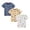 Khaki, variant on BOBOGOJP Toddler Boy Shirts Boys Cotton Short Sleeve T-Shirt, Packs Printed Kids Crewneck Tees, Summer Pullover Tops Blue for Size 7-8 Years