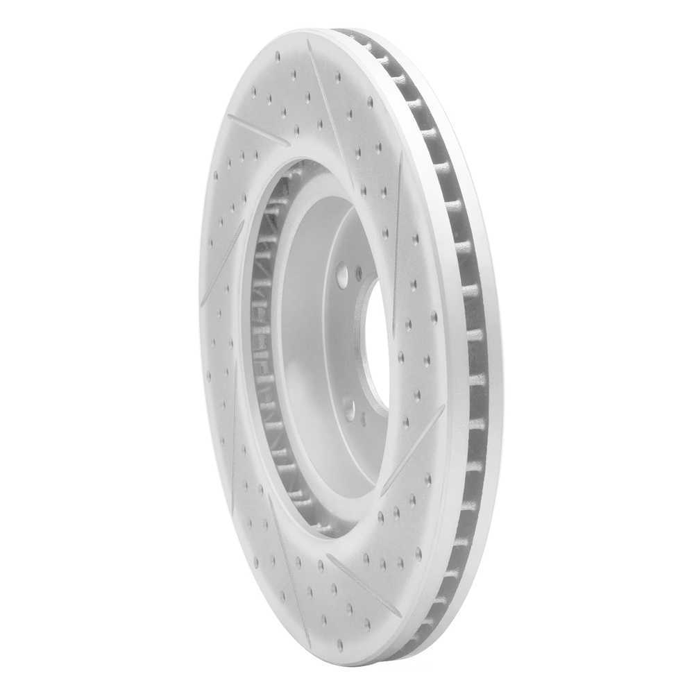 Dynamic Friction Company 830-59056L DFC Geoperformance Rotor - Drilled and Slotted