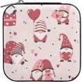 thumbnail image 2 of GZHJMY Valentine's Day Gnome Jewelry Box for Teens Girls Women Birthday Christmas Gift, Portable PU Leather Jewelry Storage Box Mini Travel Jewelry Case for Necklace Bracelet Earrings Rings, 2 of 7